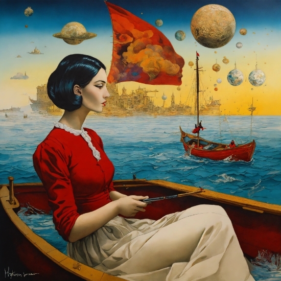 Star Background, Water, Boat, Blue, Watercraft, Boats And Boating  Equipment And Supplies