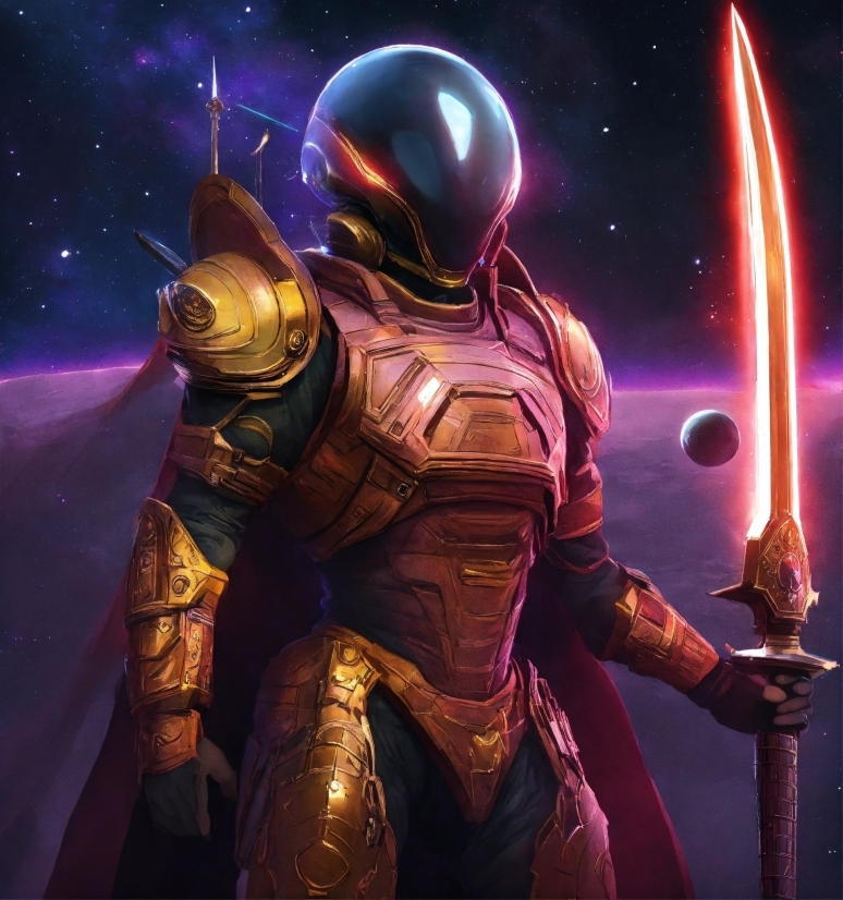 Strawberry Illustration, Cartoon, Art, Cg Artwork, Armour, Space