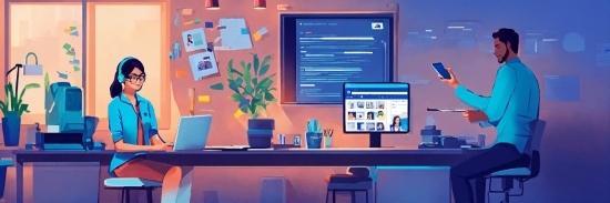 Table, Computer, Property, Furniture, Plant, Personal Computer