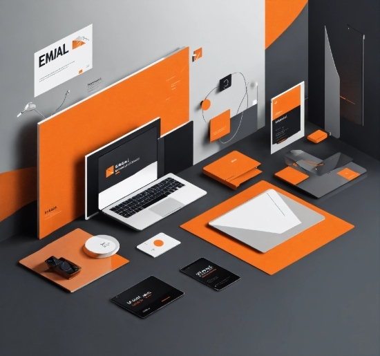 Table, Product, Orange, Interior Design, Font, Computer Monitor