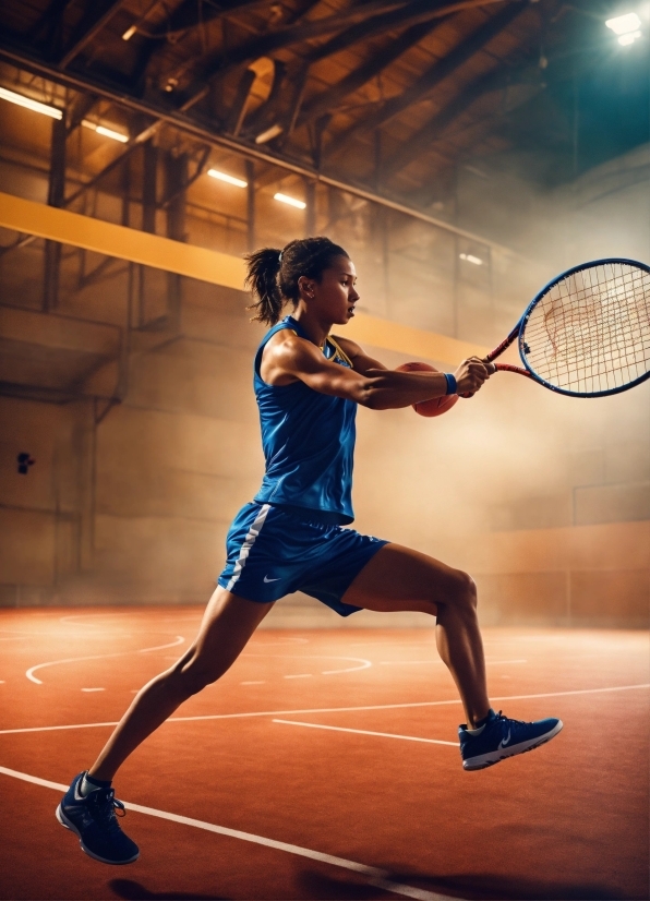 Tennis, Racketlon, Strings, Sports Equipment, Leg, Human Body