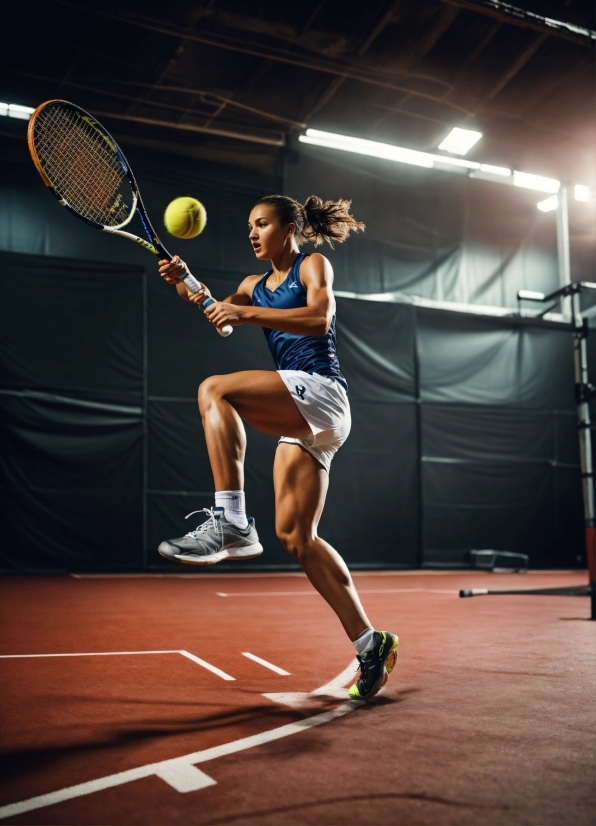 Tennis, Sports Equipment, Arm, Strings, Leg, Tennis Player