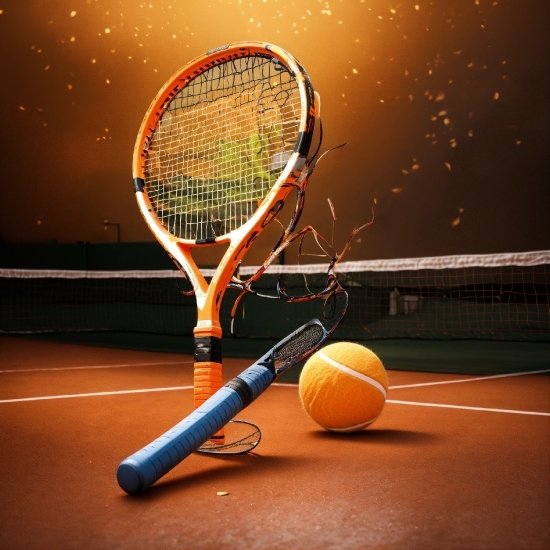 Tennis, Strings, Sports Equipment, Racketlon, Light, Racquet Sport