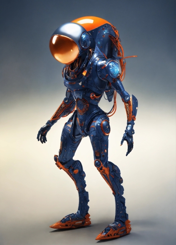 Toy, Art, Fictional Character, Machine, Electric Blue, Action Figure