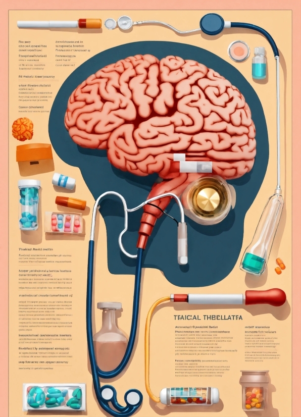 Trophy Stock Image, Brain, Human Anatomy, Font, Brain, Poster