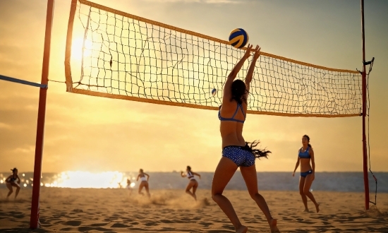 Volleyball Net, Shorts, Sky, Photograph, Sports Equipment, Active Shorts