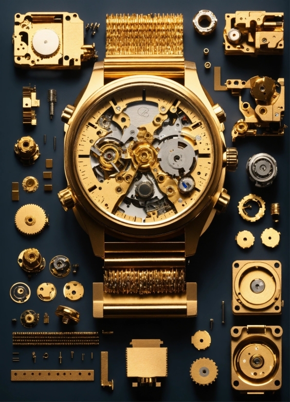 Watch, Light, Gold, Clock, Font, Analog Watch