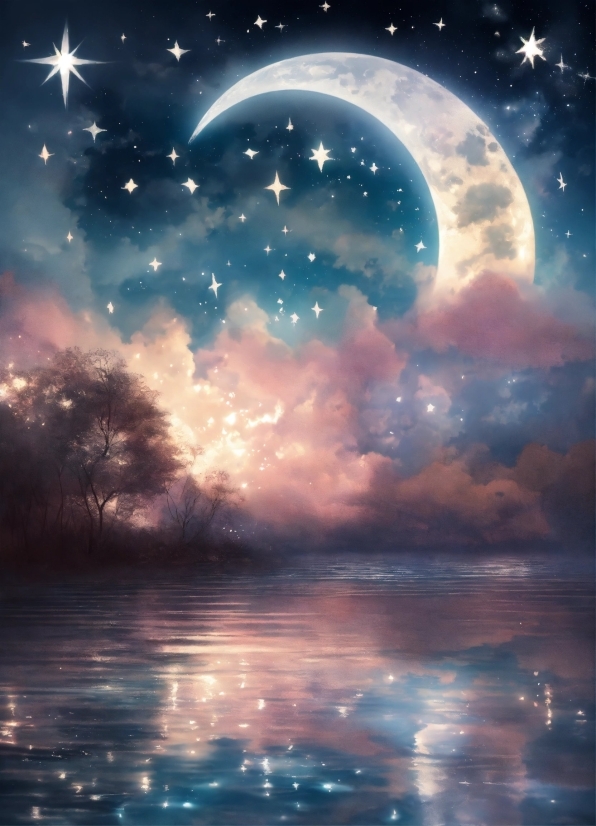 Water, Atmosphere, Light, Sky, World, Moon