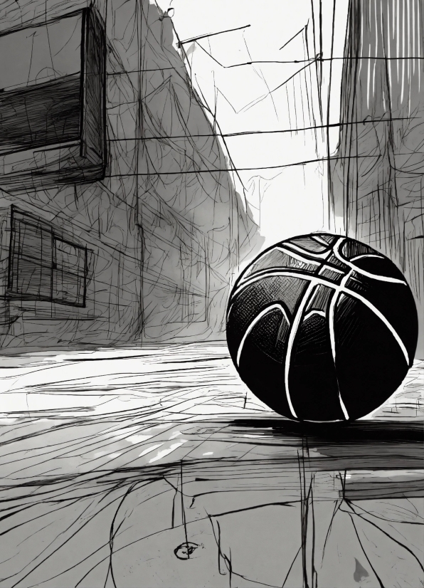 Water, White, Black, Building, Architecture, Ball