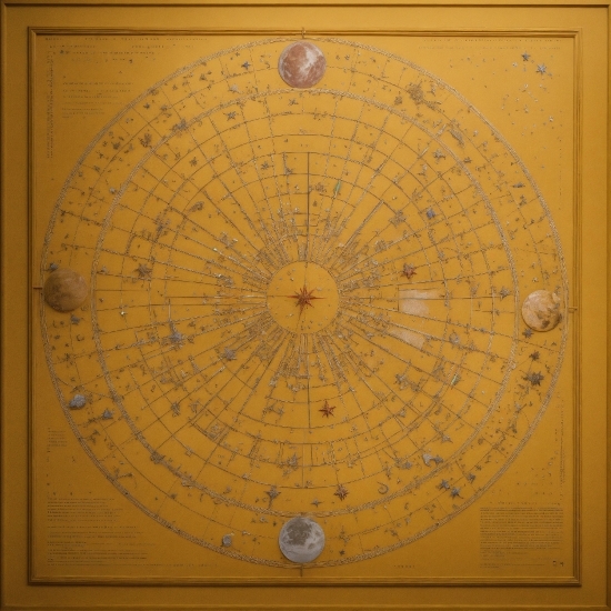 Wood, Art, Symmetry, Circle, Map, Pattern