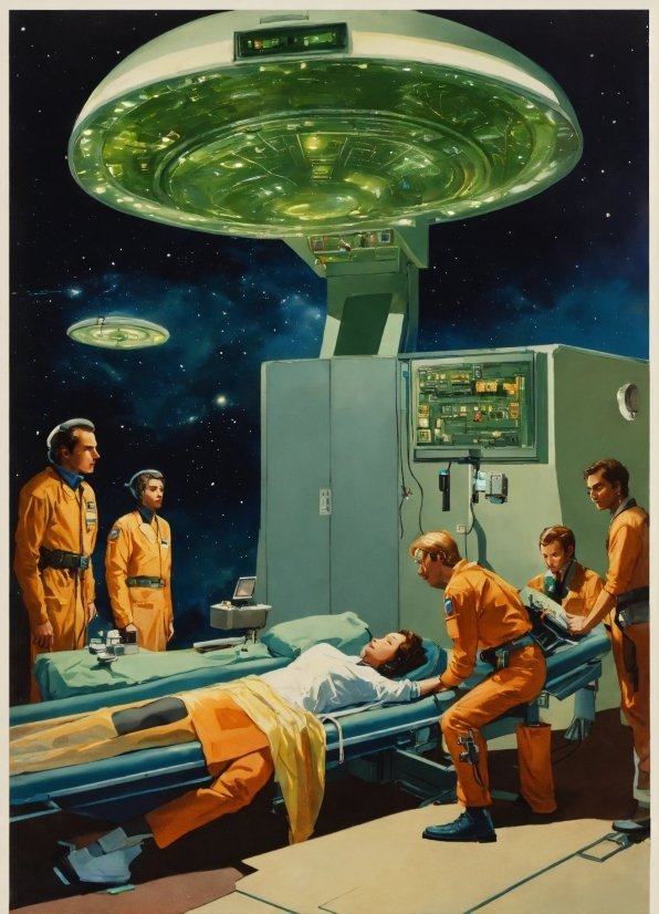 World, Art, Medical Equipment, Science, Space, Painting