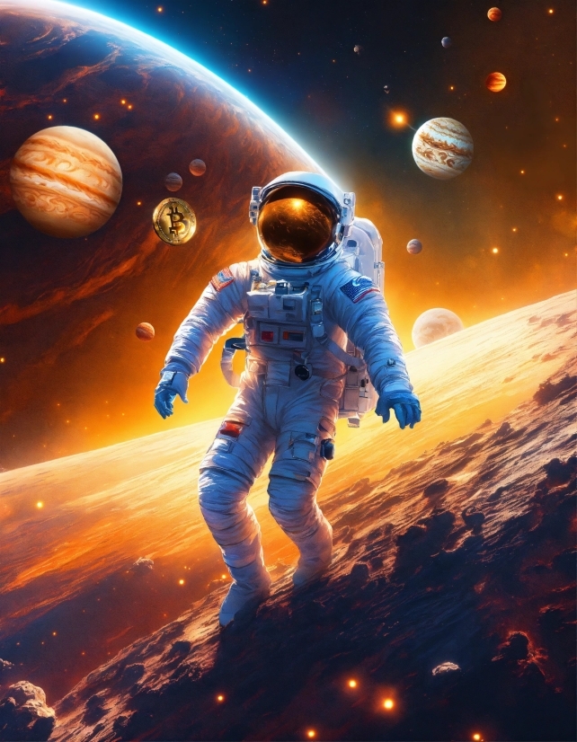 World, Astronaut, Astronomical Object, Art, Space, Sky