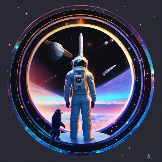 World, Astronaut, Astronomical Object, Entertainment, Art, Circle