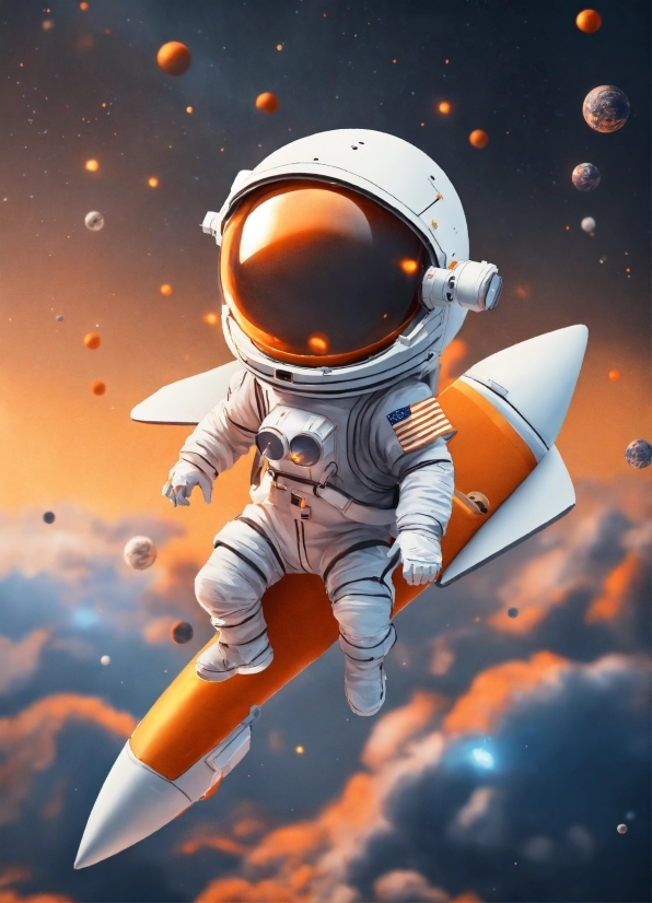 World, Astronaut, Cartoon, Astronomical Object, Art, Space