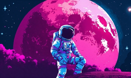 World, Purple, Pink, Font, Astronaut, Astronomical Object